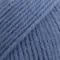 DROPS Karisma 65 Jeansblau (Uni colour) - lila Einsätze