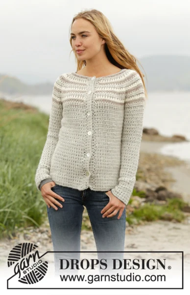 173-38 Misty Mountain Cardigan von DROPS Design