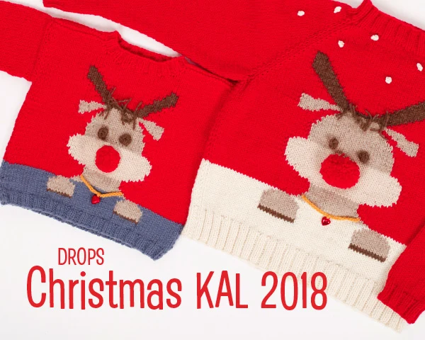 DROPS Christmas Knit-Along 2018 - Kinderbluse