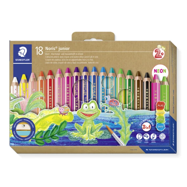 STAEDTLER Buddy 3-in-1 Farbstifte, 18 Stück – Hauptbild