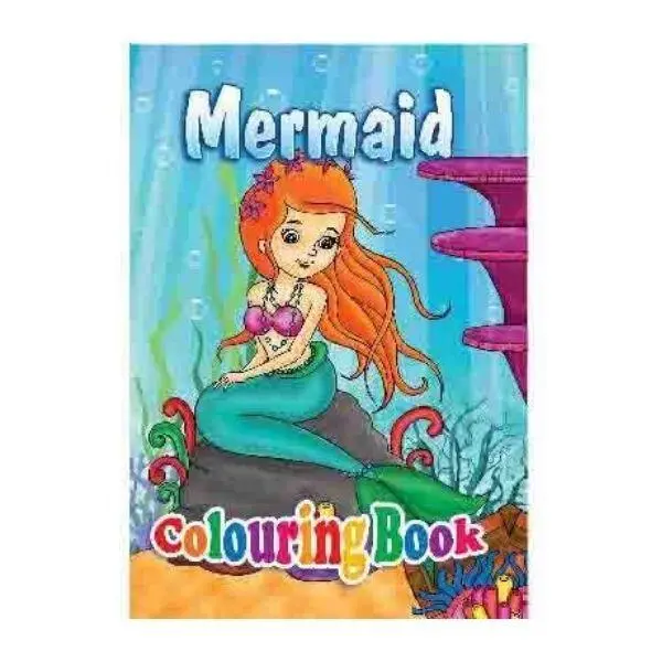 Malbuch A4 Mermaid, 16 seiten