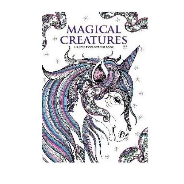 Malbuch A4 Magical Creatures, 32 seiten