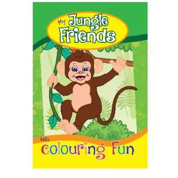 Malbuch A4 My Jungle Friends, 16 seiten