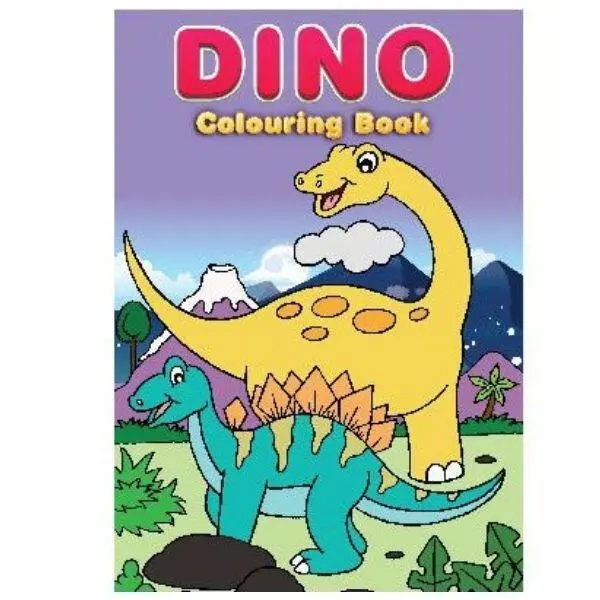 Malbuch A4 Dino, 16 Seiten