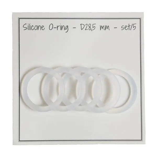 Go Handmade  Silikon O-ring (5 stück),  Transparent