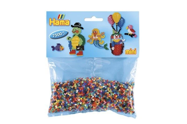 Hama Mini Perlen, 7.500 Stück Mix