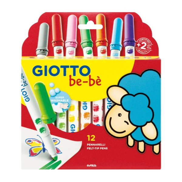 Giotto Be-bè Filtstift 12 Stück.