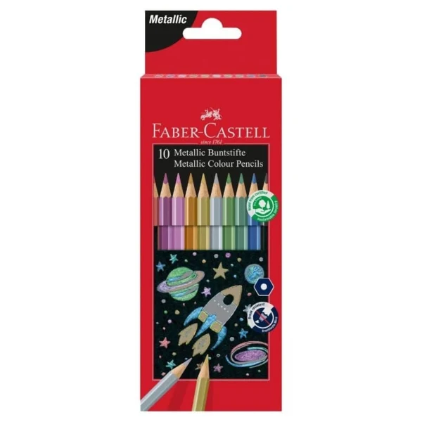 Faber-Castell, Metallic-Farbstifte 10er-Set