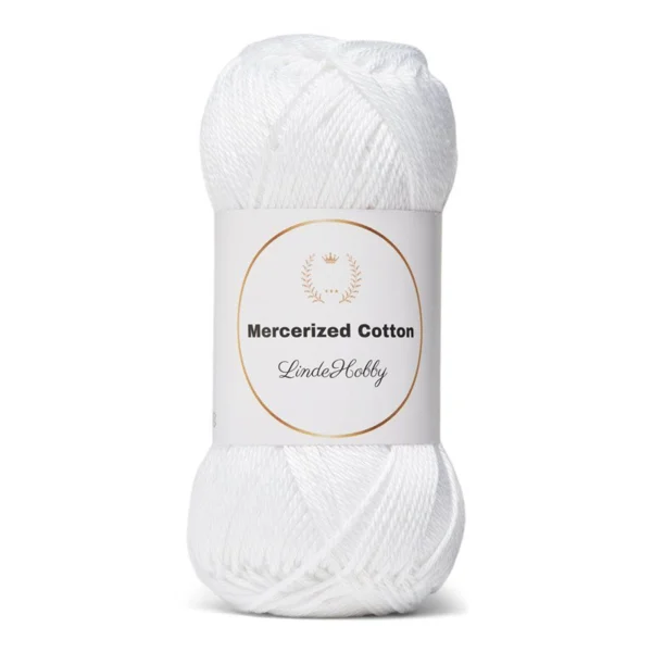 LindeHobby Mercerized Cotton 2 Weiß