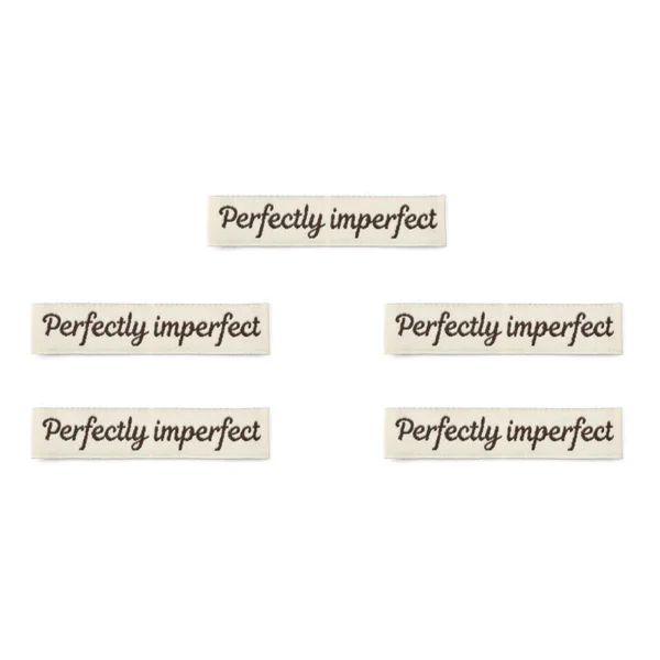 LindeHobby Perfectly Imperfect, Etikett (7 cm x 1 cm)