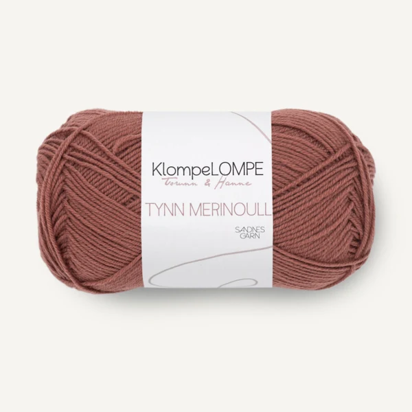 Sandnes KlompeLompe Tynn Merinoull 4043 Pflaumenrosa