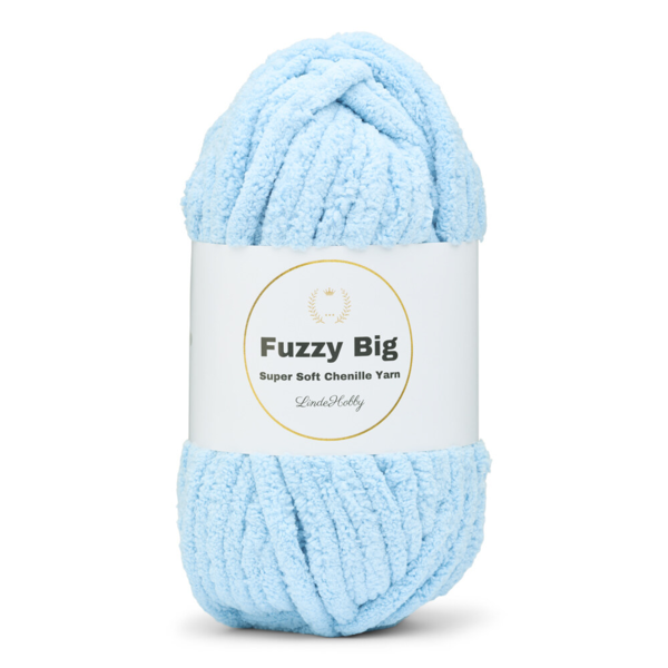 LindeHobby Fuzzy Chenille BIG 07 Babyblau