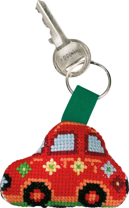 Stickset Roter Fiat 7 x 5 cm