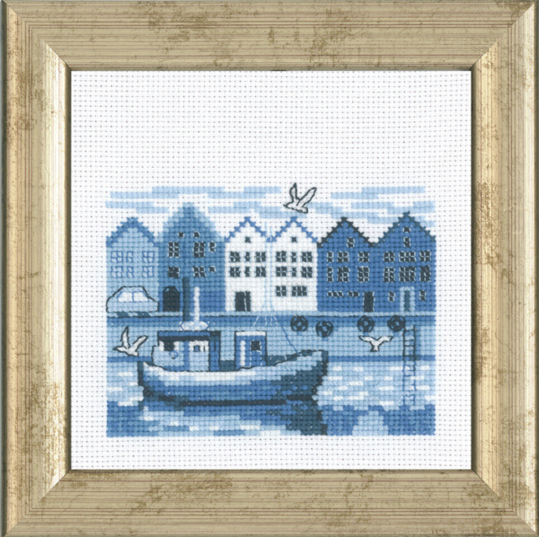Stickset Der Hafen R5995 12 x 12 cm