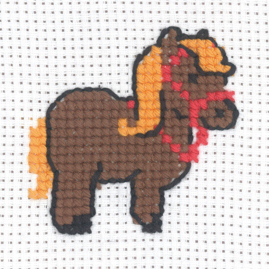 Stickset Pferd 8 x 8 cm