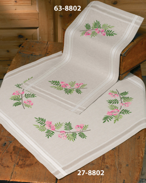 Stickset Vogelbeeren 80 x 80 cm