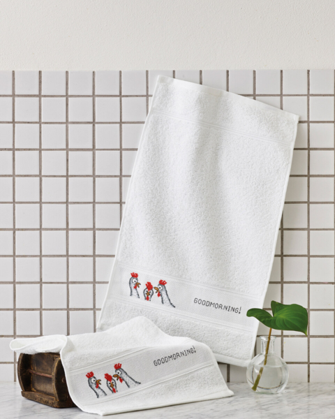 Stickerei-Kit Goodmorning 30 x 50 cm