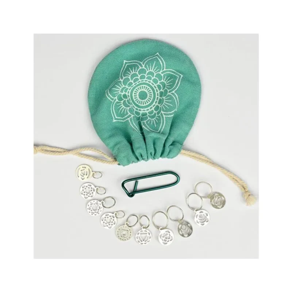 KnitPro Chakra Maschenmarkierer, Silber