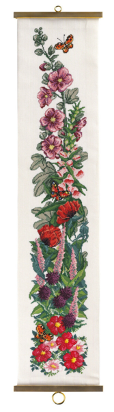 Stickerei-Kit Blumen/Schmetterling 20 x 92 5159/20