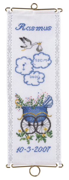 Stickset Taufe Rasmus 12 x 35 cm m/5188/12