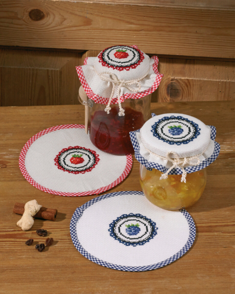 Stickset Brombeere 2 Stk. 16 cm Ø