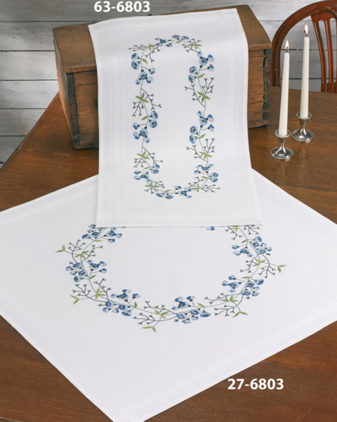 Stickset Glockenblumen 40 x 80 cm