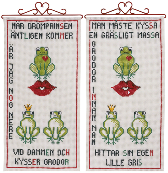 Stickset Kleine Frösche B5125/28 28 x 54 cm