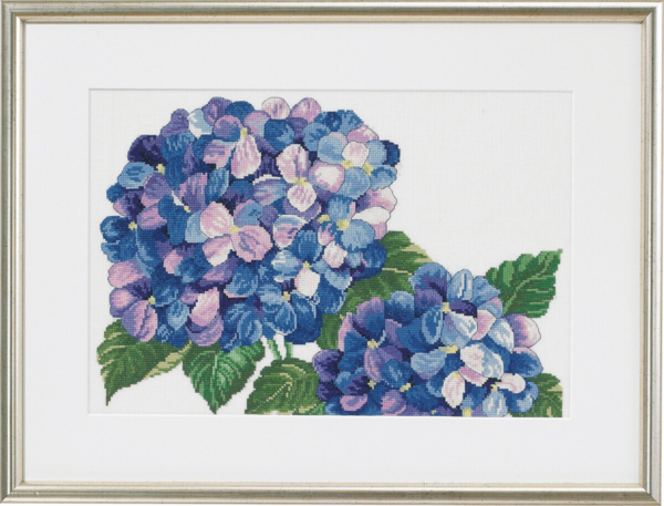 Stickerei-Kit Hortensie R5318 55 x 41 cm