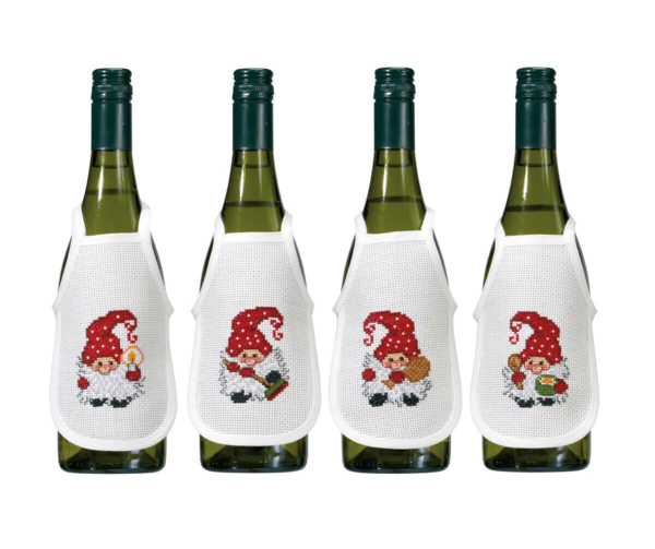 Stickset Wichtel Aktivität 4 Stk. 10 x 15 cm