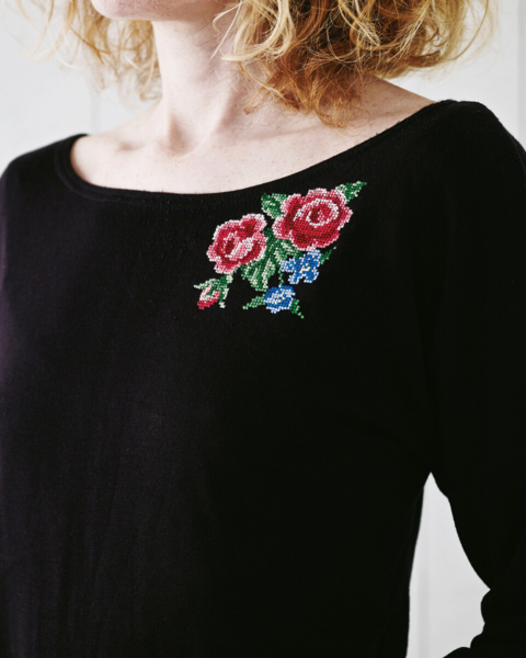 Stickset Rosen 10 x 10 cm