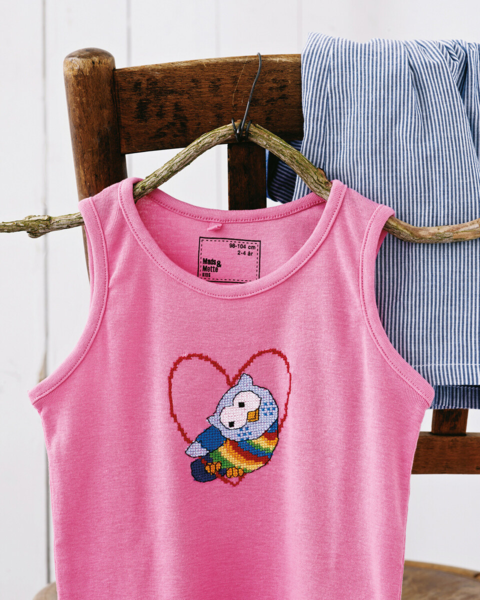 Stickpackung Eulen 10 x 10 cm