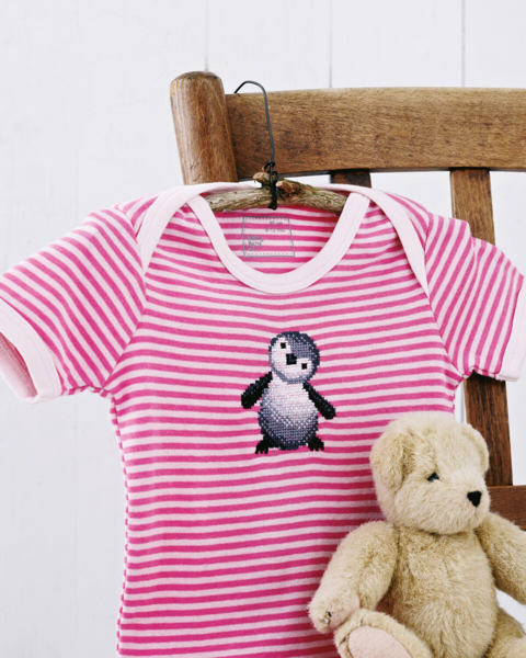 Stickpackung Pinguin 7 x 9 cm