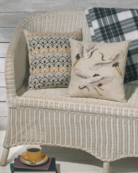 Stickset Fächer in Farben 40 x 40 cm