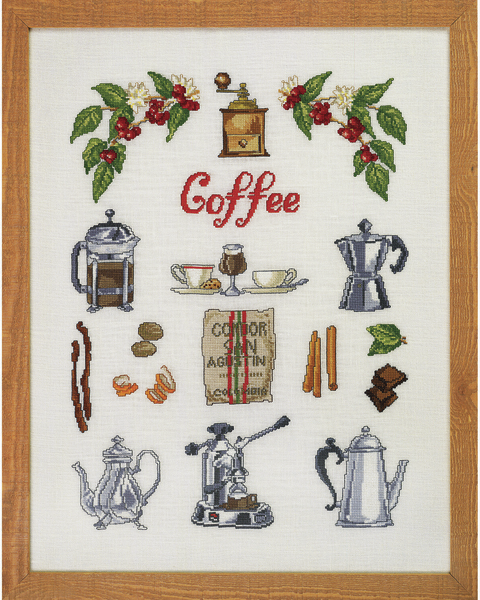 Stickset Coffee Time 40x52 cm