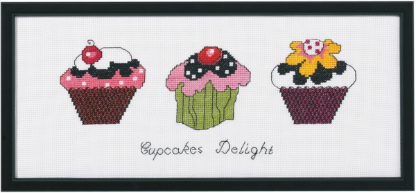 Stickset Cupcakes R5496 36 x 15 cm