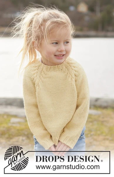 Children 50-33 Sunny Laugh Sweater by DROPS Design — 1