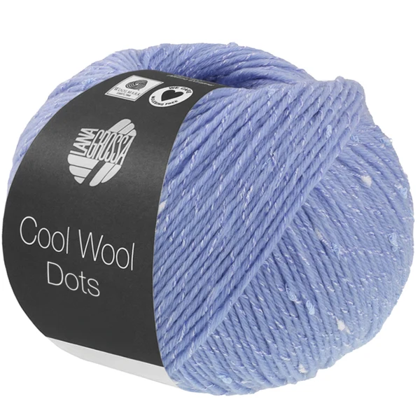 Lana Grossa Cool Wool Dots 01 Hellblau