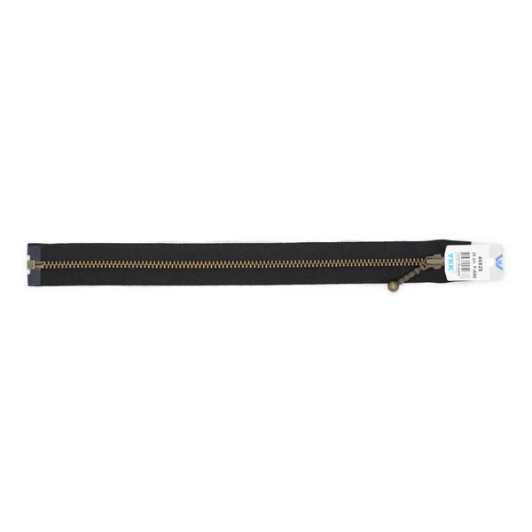 YKK Reißverschluss Aus Messing, Offene Enden, 56 Cm Lang, Weiß – Metallzähne, Nickelfrei