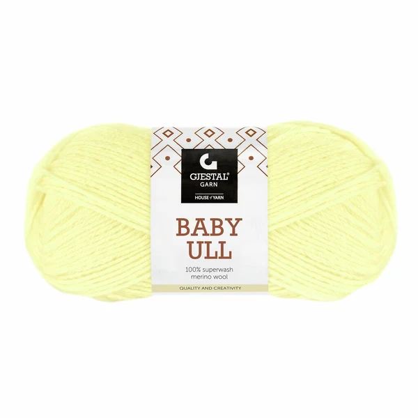 Gjestal Baby Ull 8552 Hellgelb