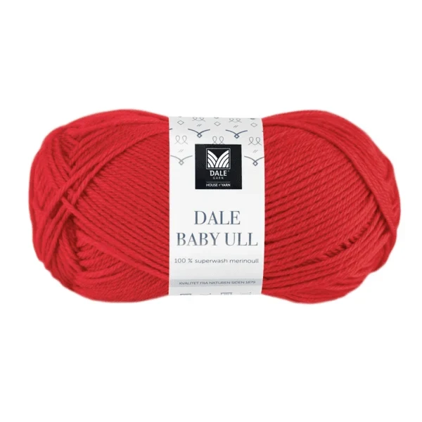 Gjestal Baby Ull 8547 Rotorange