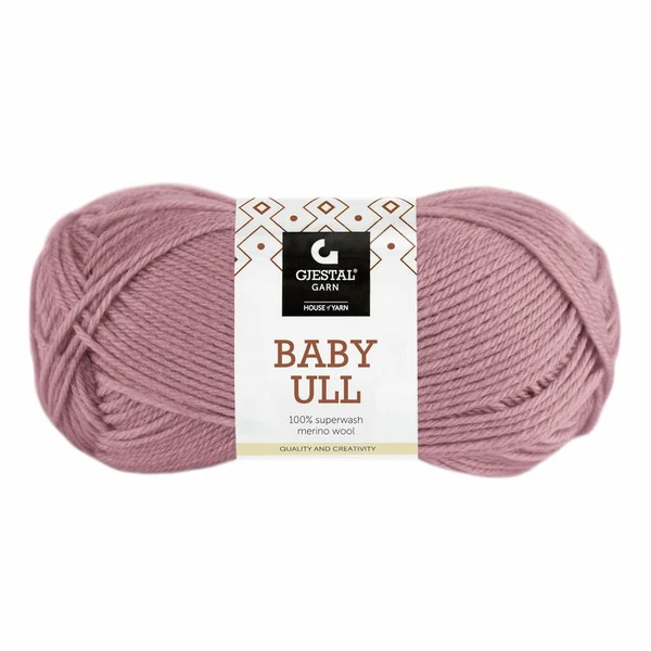 Gjestal Baby Ull 8502 Gedämpftes Altrosa