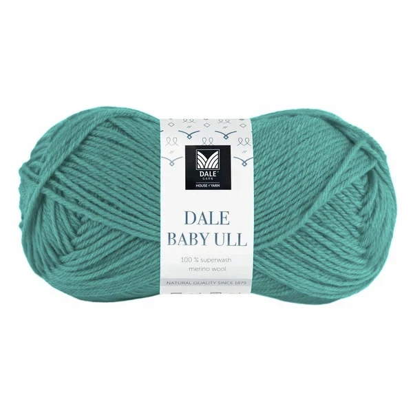 Gjestal Baby Ull 8530 Aquagrün