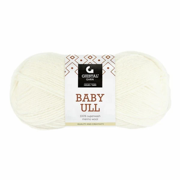 Gjestal Baby Ull 0017 Weiß Halbgebleicht