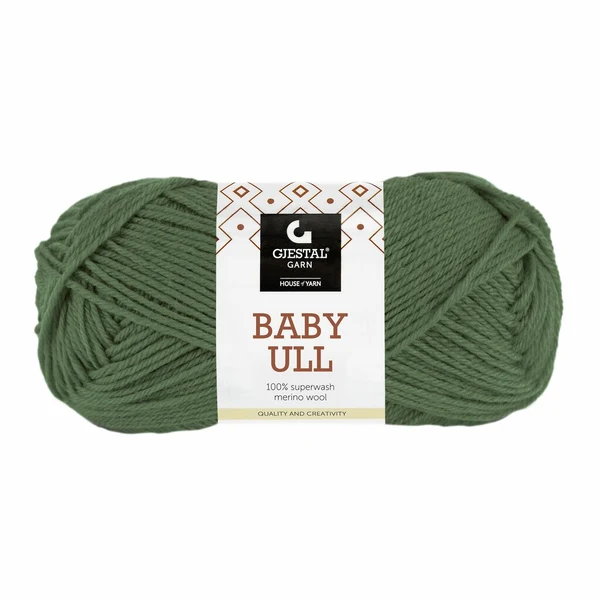 Gjestal Baby Ull 8563 Armeegrün