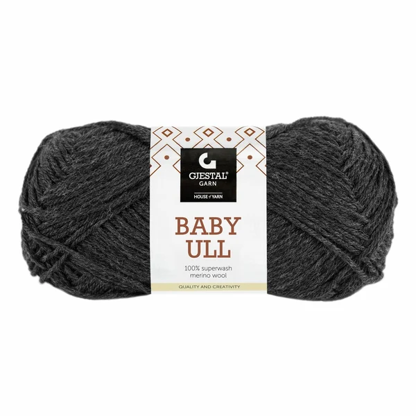 Gjestal Baby Ull 8556 Anthrazitgrau