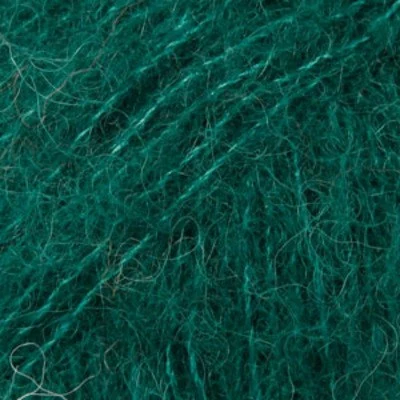 DROPS BRUSHED Alpaca Silk 11 Waldgrün (Uni colour)