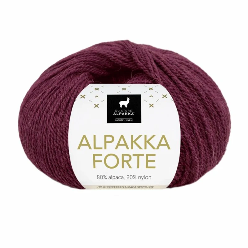 Du Store Alpakka Forte 753 Bordeauxrot
