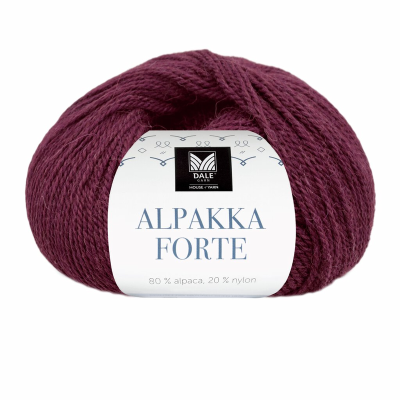 Dale Alpakka Forte 753 Bordeauxrot