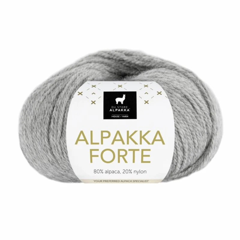 Du Store Alpakka Forte 715 Grau Meliert