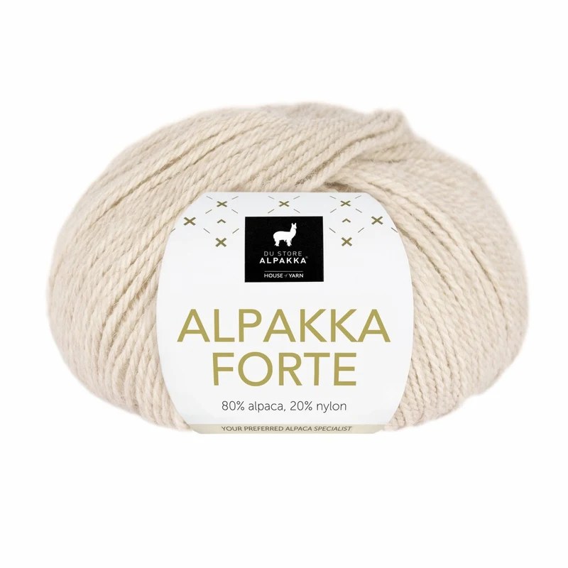 Du Store Alpakka Forte 701 Latte Beige Meliert